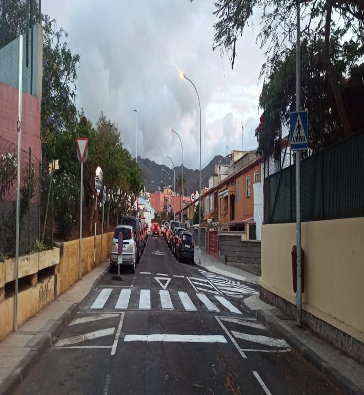 Foto Tenerife pasos de peatones inteligentes con las placas lumínicas SSVI de Interlight